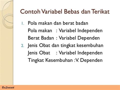 Contoh Variabel Bebas Dan Terikat Pada Judul Skripsi | My Skripsi