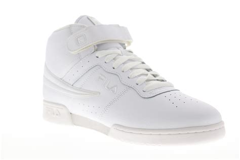 Fila F-13 V 1VF059LX-100 Mens White Casual High Top Lifestyle Sneakers ...