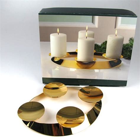 Georg Jensen Christmas Classics forgyldt adventsstage | ebuy.dk