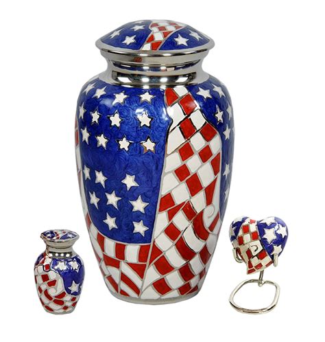 American Flag Military Urn, Military Urn, Divinity Urns, american-flag