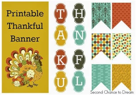 Barb Camp - Printable Thankful Banner