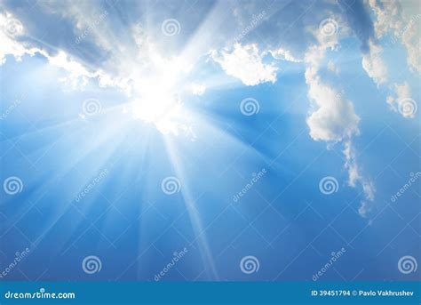 Beautiful blue sky stock photo. Image of beauty, color - 39451794