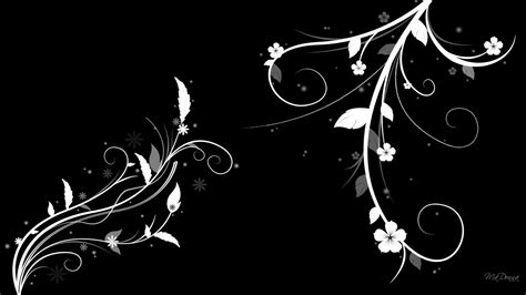 Wallpaper Of Black Flowers Black And White Flowers Wallpapers Hd Pixelstalk