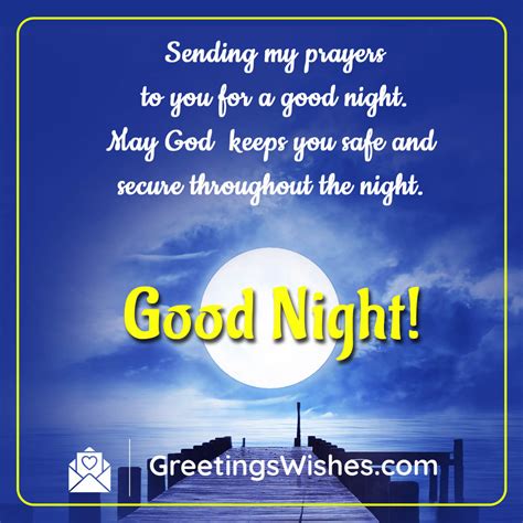 Good Night Prayer Wishes - Greetings Wishes