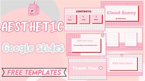 Google Slide Templates Aesthetic