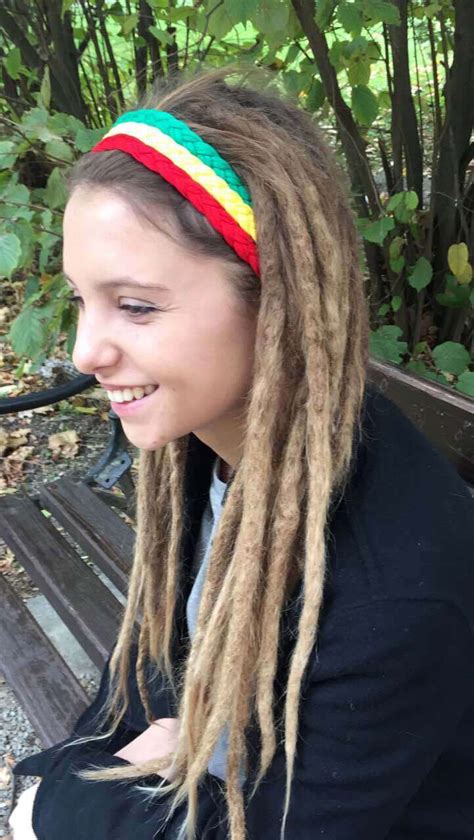 Rasta Accessories Headband Reggae Dreadlock Mens Girls Headband Jamaica ...