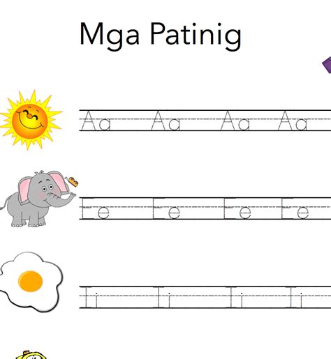 Patinig At Katinig Worksheets Preschool Grade 1 Sheets Abakada Ph ...