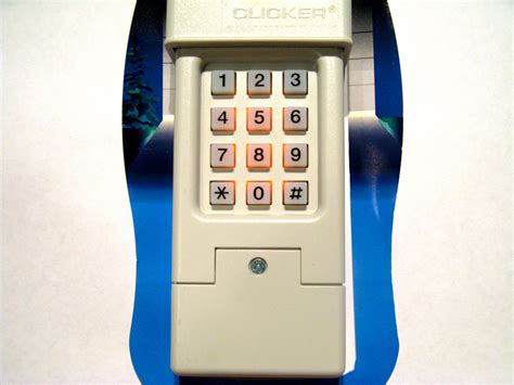 Clicker Garage Door Keypad Instruction Manual