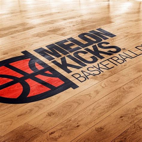 BasketBall Court Photoshop Logo Mockup – Sports Templates | Basketball ...