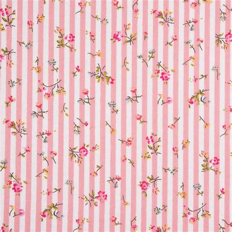 Baby Pink And White Striped Wallpaper