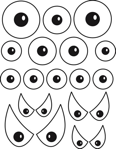 Halloween Eyes Printable - Printable Word Searches