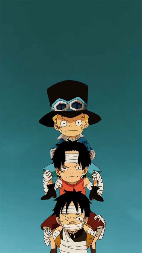 Luffy, Ace & Sabo | Ace and luffy, Ace sabo luffy, Luffy