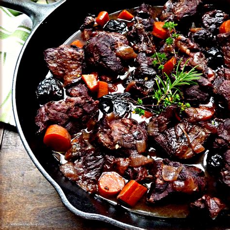 Pork (or Boar) Stew with Prunes and Armagnac – TasteFood