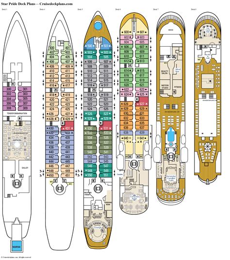 Star Pride Deck Plans, Diagrams, Pictures, Video