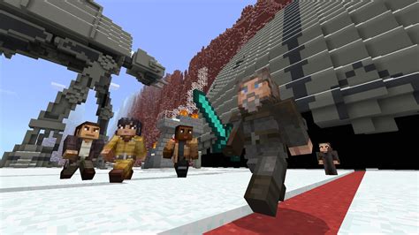 Minecraft’s Star Wars Sequel skin pack adds Rey, Finn, and Kylo Ren ...