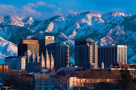 Salt Lake City Skyline Photograph by Utah Images