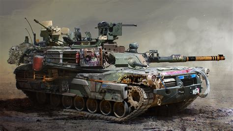 ArtStation - Post-Apocalyptic Tank