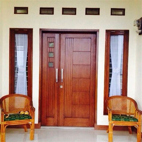 Contoh Pintu Kupu Tarung Lebar Sebelah Minimalis - Model Rumah