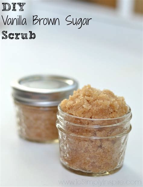 DIY Vanilla Brown Sugar Scrub - To Simply Inspire