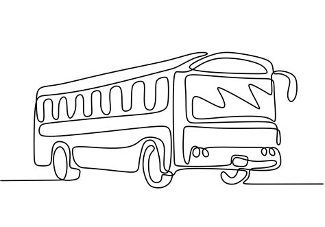 Public Bus Drawing