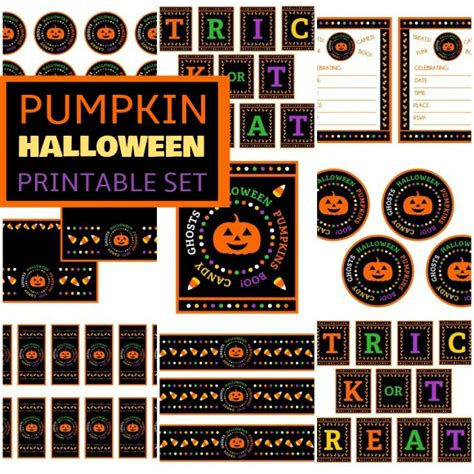 Halloween Candy Party Printable Set | Printabelle