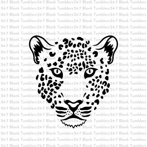 Leopard Face Silhouette