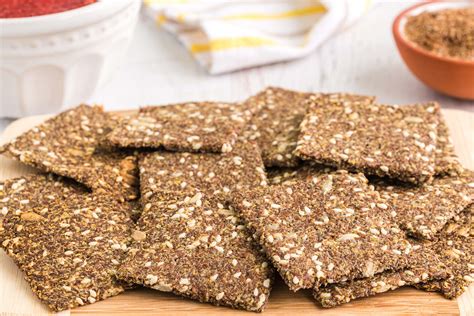 2-Ingredient Flax Crackers | Food Revolution Network