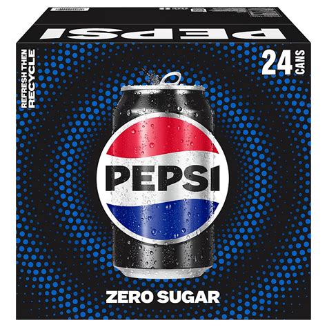 Pepsi Max Diet Invigorating Cola 24 PK Cans - Shop Soda at H-E-B