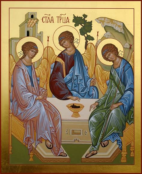 47 best Icons of the Holy Trinity images on Pinterest | Orthodox icons ...