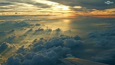 🔥 Free download sunset above the clouds hd wallpaper [1920x1080] for ...