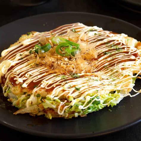 Easy Okonomiyaki Recipe - Japanese Savoury Pancakes | Wandercooks