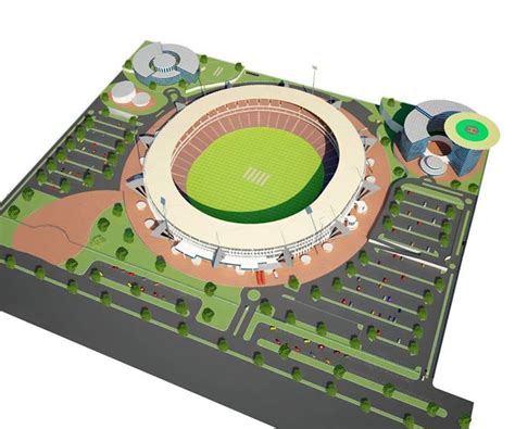 Cricket Stadium- Architectural Thesis Work | Architectural thesis