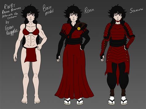 ArtStation - RWBY Raven Branwen fan Alternate Costumes