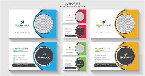 Modern Creative Business Card Template Vector, Elegant Simple Minimal ...