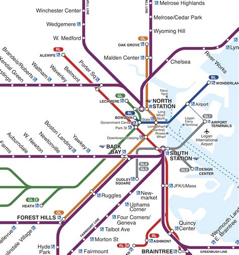 MBTA System Map