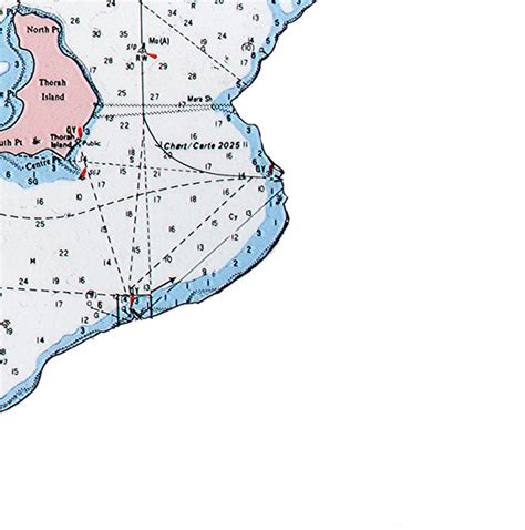 Lake Simcoe Depth Chart, Map | Fishing Lake Simcoe