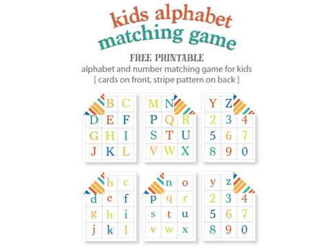 Alphabet Matching Game Free Printable - FREE PRINTABLE TEMPLATES