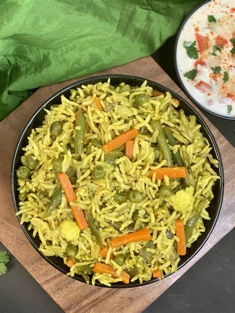 Instant Pot Vegetable Pulao|Karnataka Style Veg Pulao + Video - Indian ...