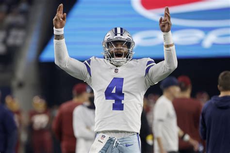 Prescott, Cowboys celebrate with 56-14 rout of Washington | AP News