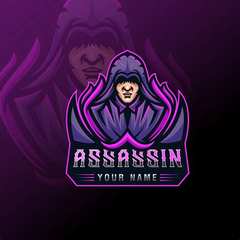 Assassin ninja mascot logo illustration. Assassin warrior mascot gaming ...