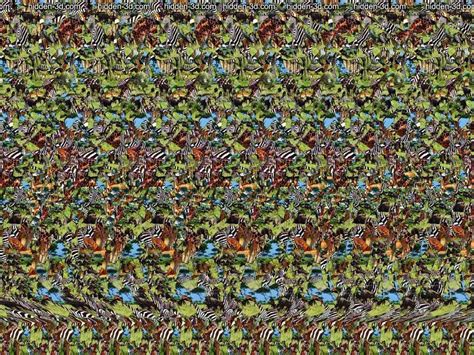 Stereogram by 3Dimka: Big Ears. Tags: elephant, hidden 3D picture ...