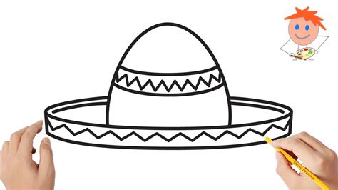 How to draw a sombrero | Easy drawings - YouTube