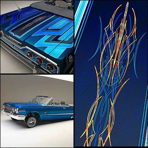 Lowrider Pinstriping Decals | My Custom Hot Wheels & Model Cars