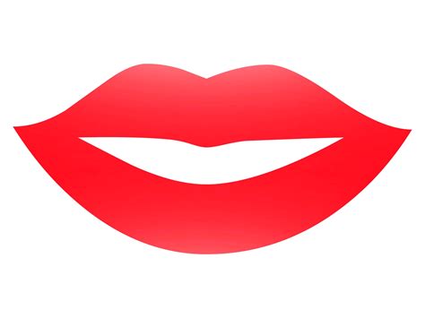 Picture Of Red Lips - ClipArt Best