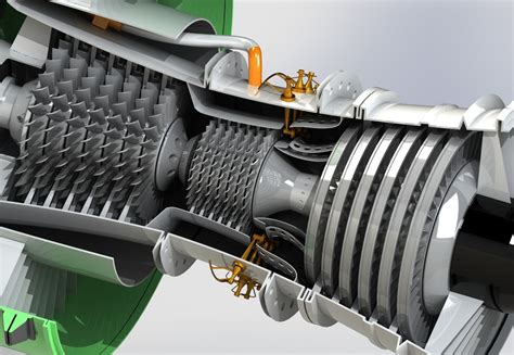 Compressor In Jet Engine