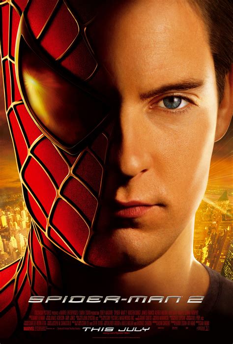 Spider-man 2 poster | Spiderman movie, Spiderman, Spider man 2