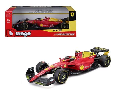 Bburago 1:18 Ferrari F1-75 #55 C. Sainz - 2022 Formula Racing - Italian ...