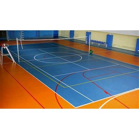 Indoor Volleyball Court Flooring at Rs 150/sq ft in Hyderabad | ID ...