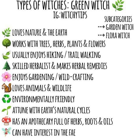 Green Witch @witchytips | Green witch, Green witchcraft, Herbalism