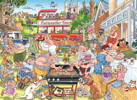 Wasgij Mystery 15 - A Typical British Barbecue - 1000 pieces